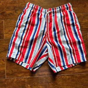 Striped Red and Blue Men's Shorts